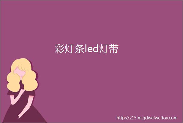 彩灯条led灯带